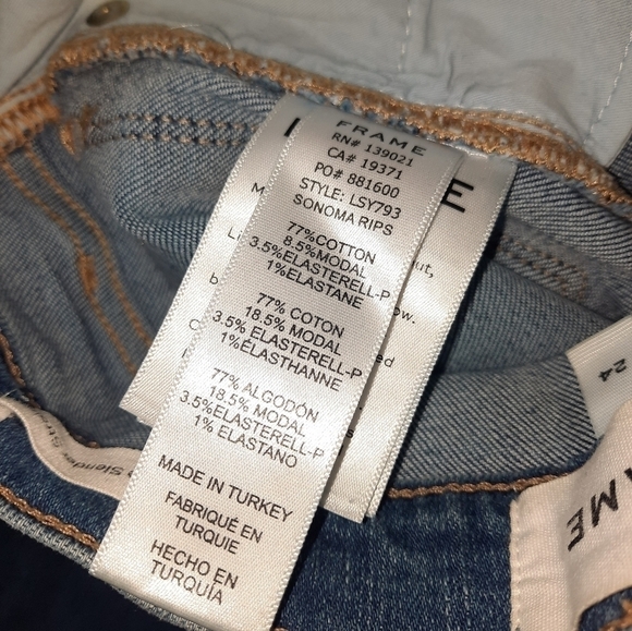 Frame Denim Le Sylvie Slender Straight Jeans - Picture 8 of 8